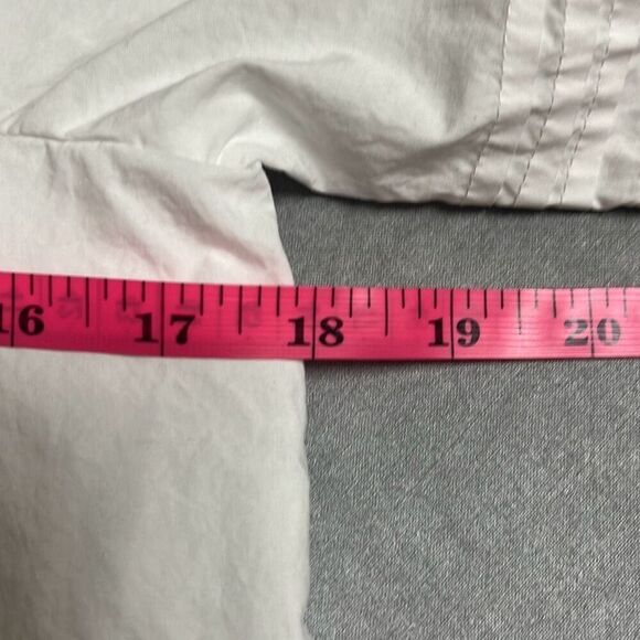 Madewell Nisha Poplin Mini‎ Dress White Cotton Square Neck Boho Cottage NWOT XS - Picture 9 of 10